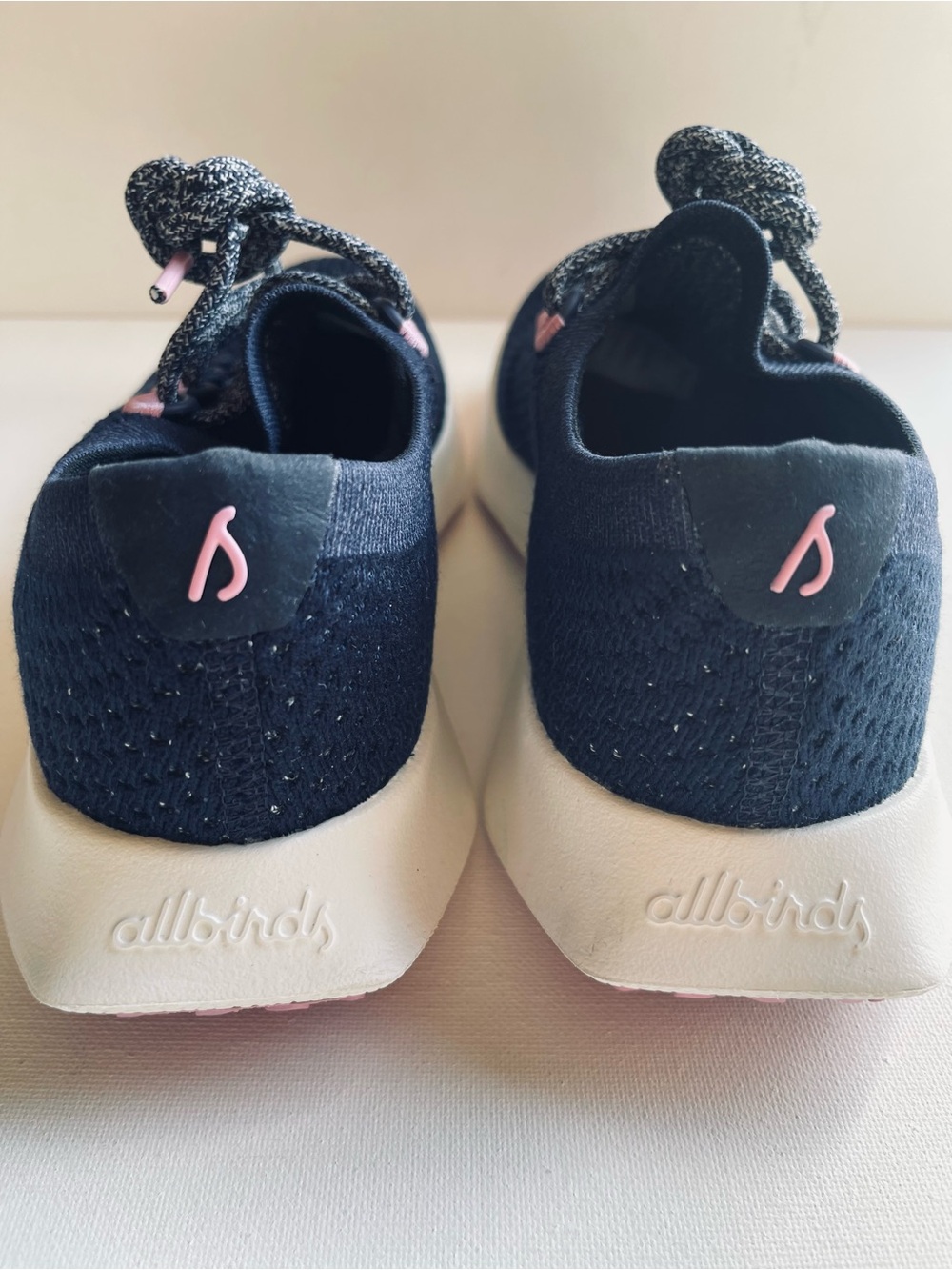 NEW ALLBIRDS TREE DASHER 2 RUNNING SHOE DEEP NAVY/BASIN PINK WOMENS SIZE 6.5 - Picture 8 of 12